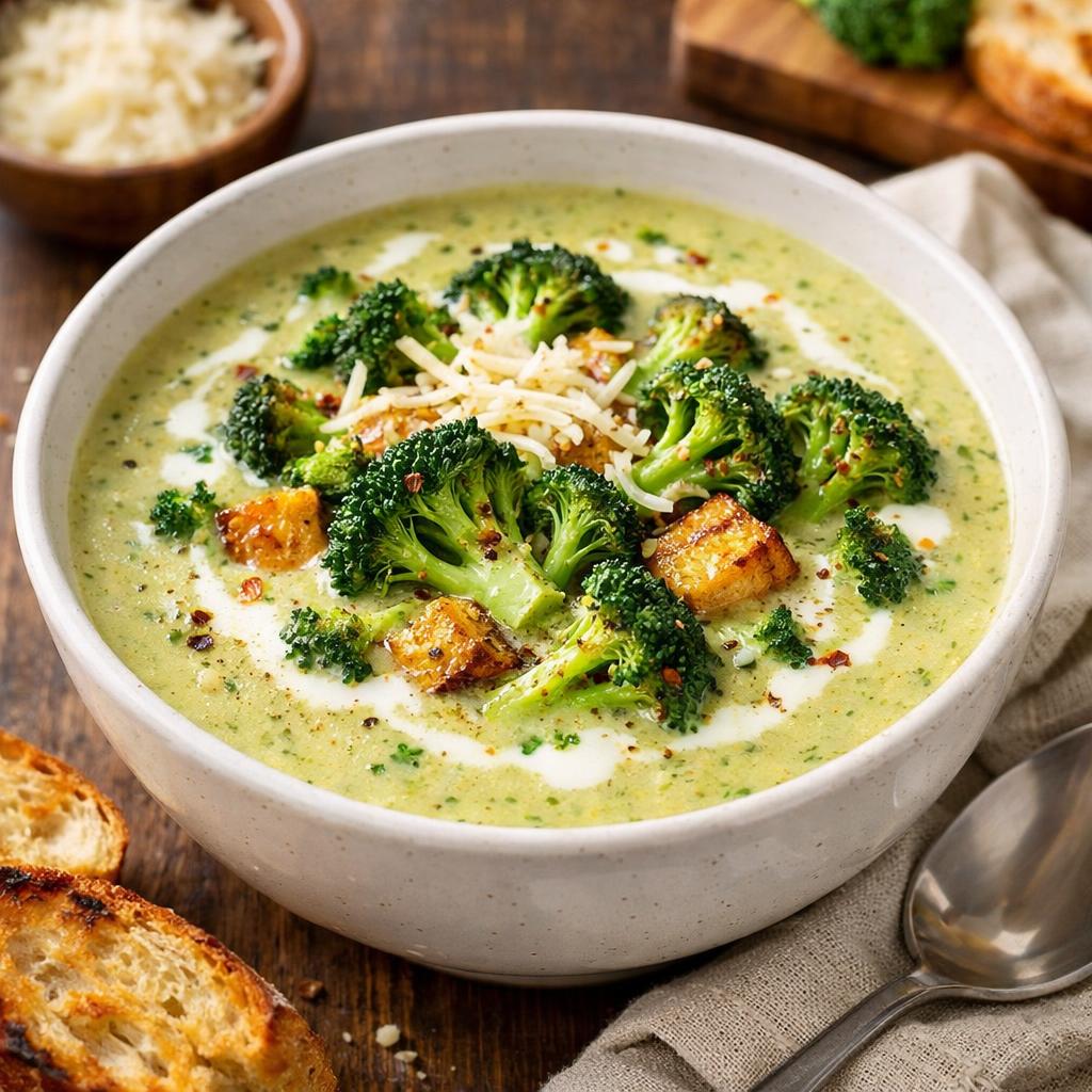 15-Minute Creamy Broccoli Soup
