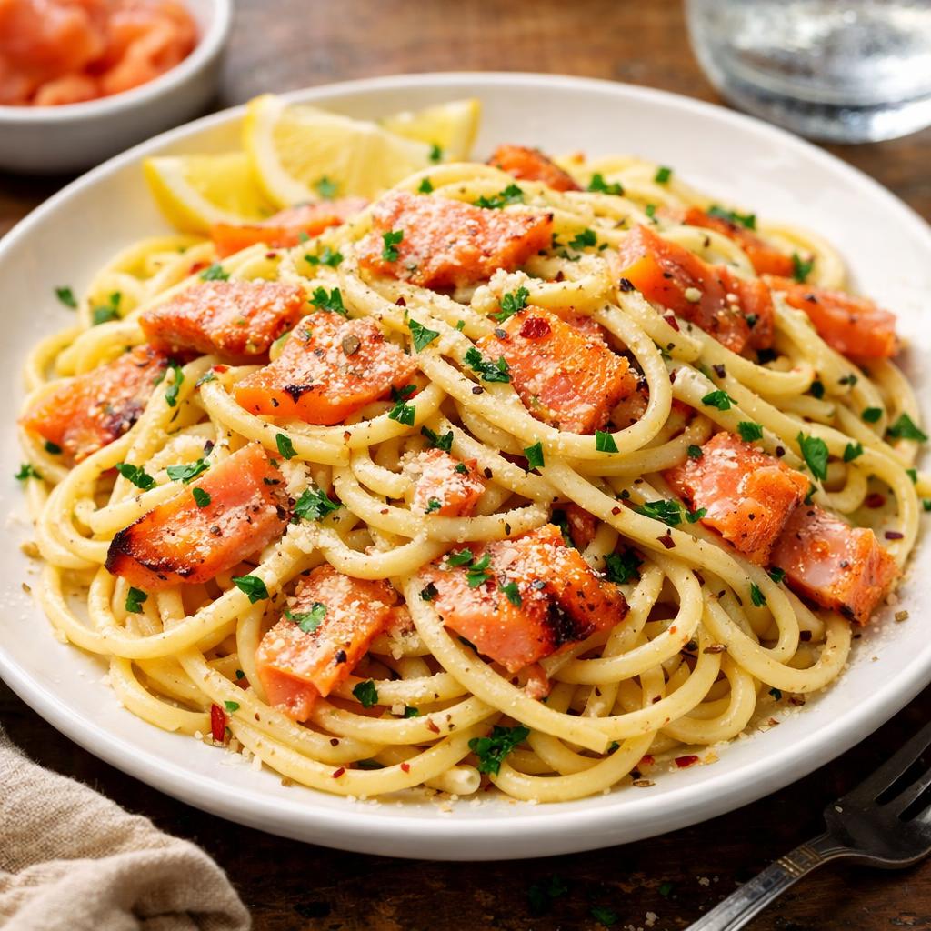 15-Minute Smoked Salmon Pasta