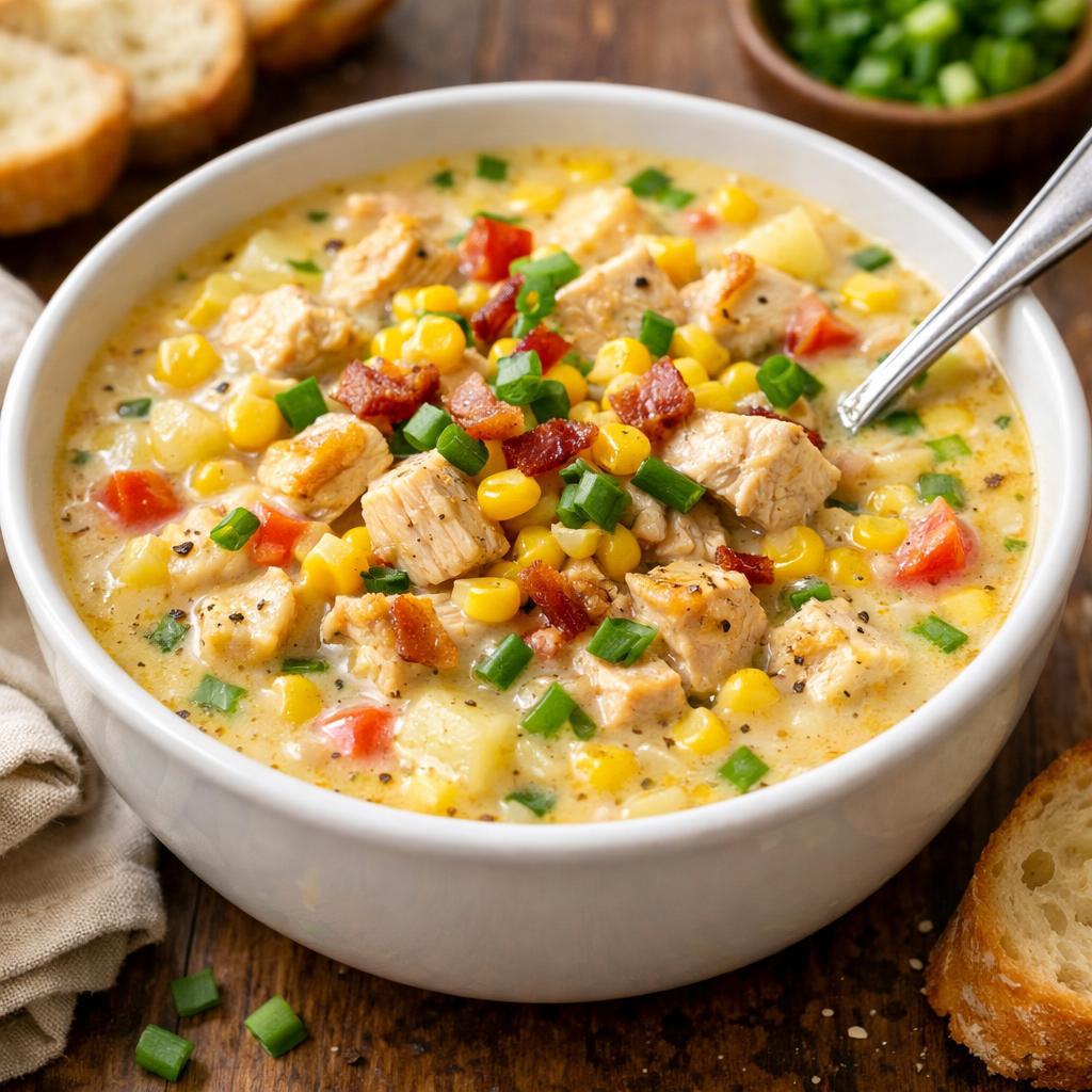20-Minute Chicken and Corn Chowder