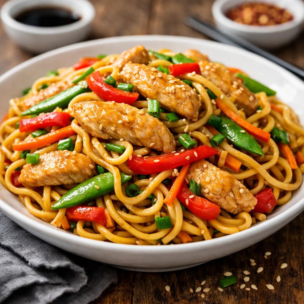 20-Minute Chicken Lo Mein
