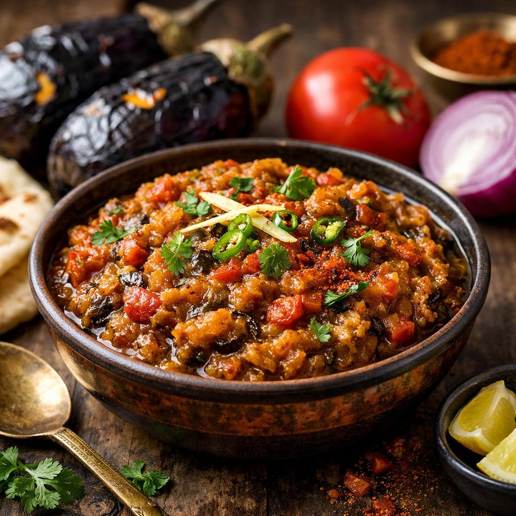 Baingan Bharta (Smoky Mashed Eggplant Curry)