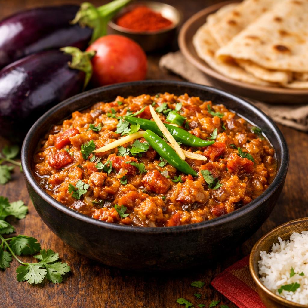 Baingan Bharta (Smoky Mashed Eggplant Curry)