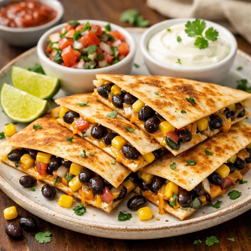 Black Bean Quesadillas Quick Dinner