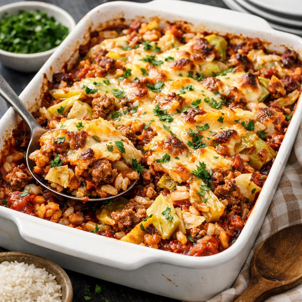 Budget Cabbage Roll Casserole