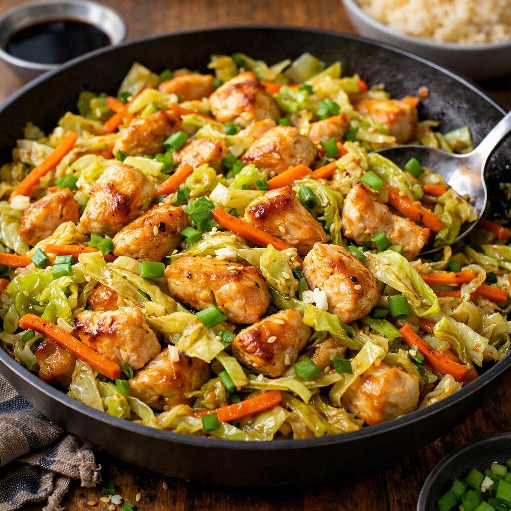 Budget Chicken and Cabbage Stir Fry