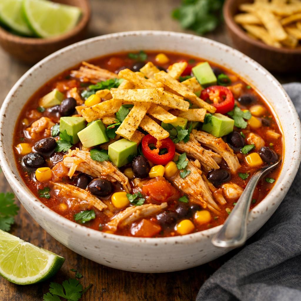 Budget Chicken Tortilla Soup