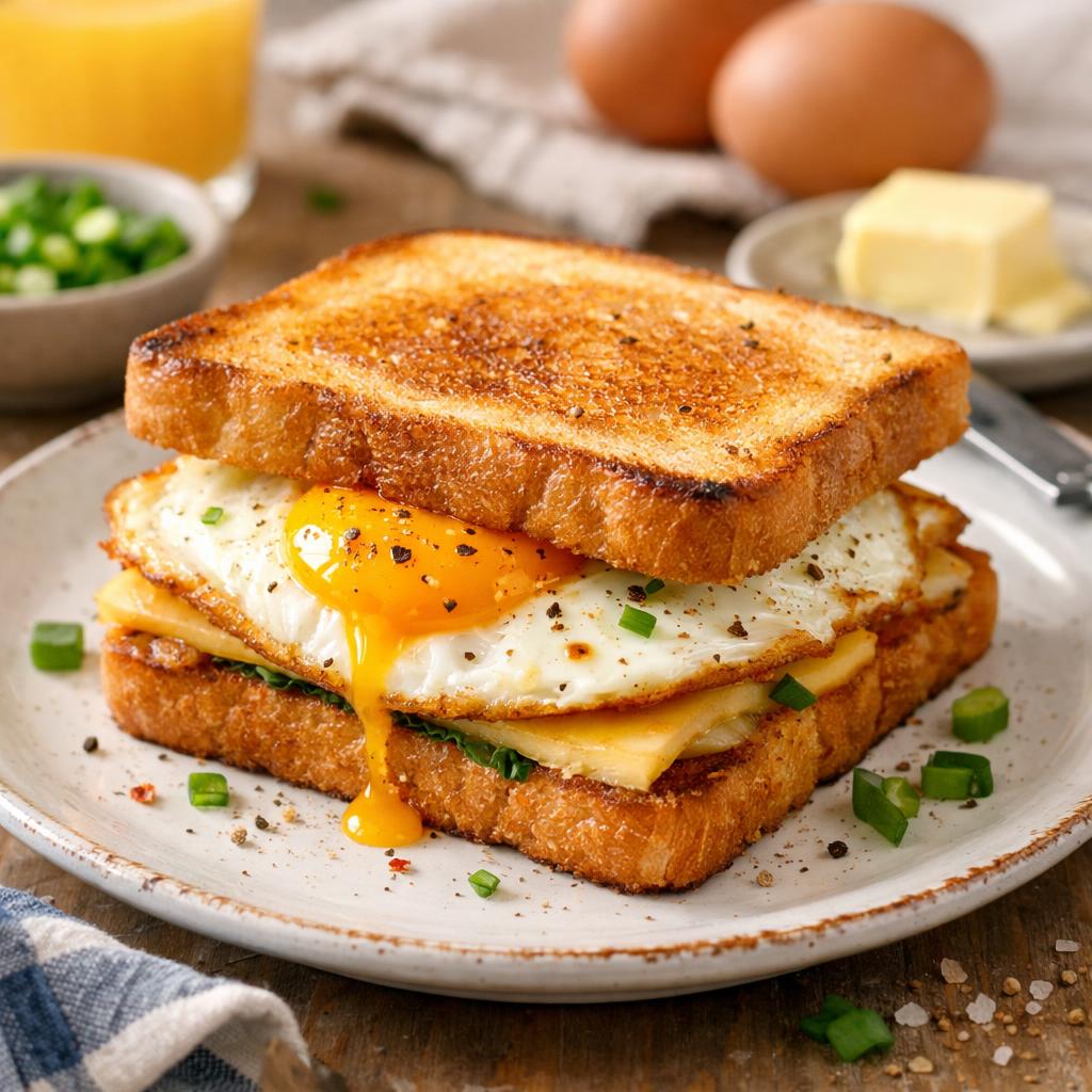 Budget Fried Egg Sandwich