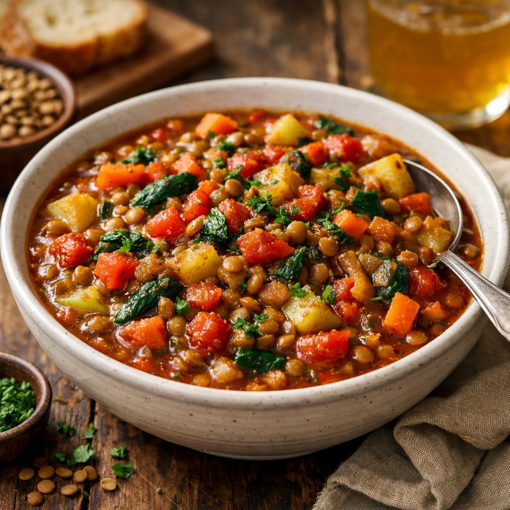 Budget Lentil and Vegetable Stew