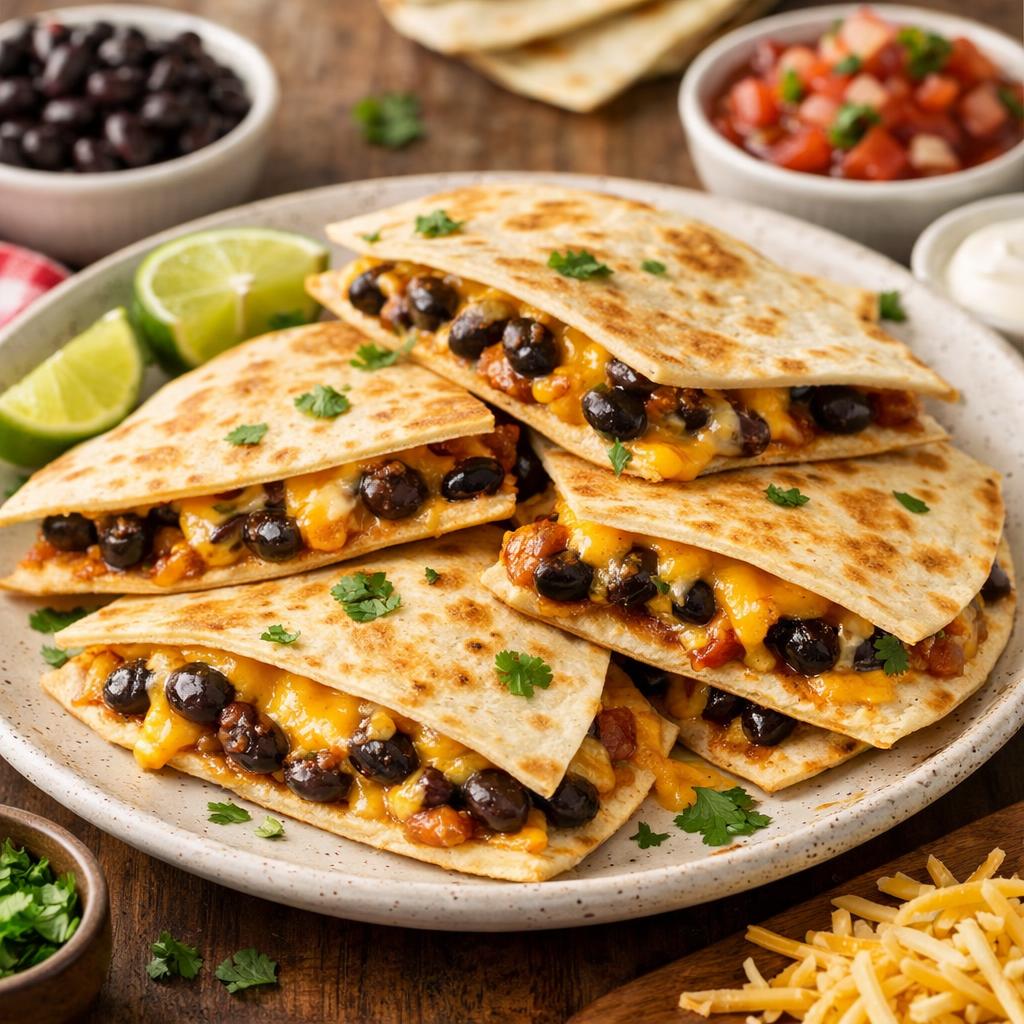 Budget Quesadillas with Canned Beans