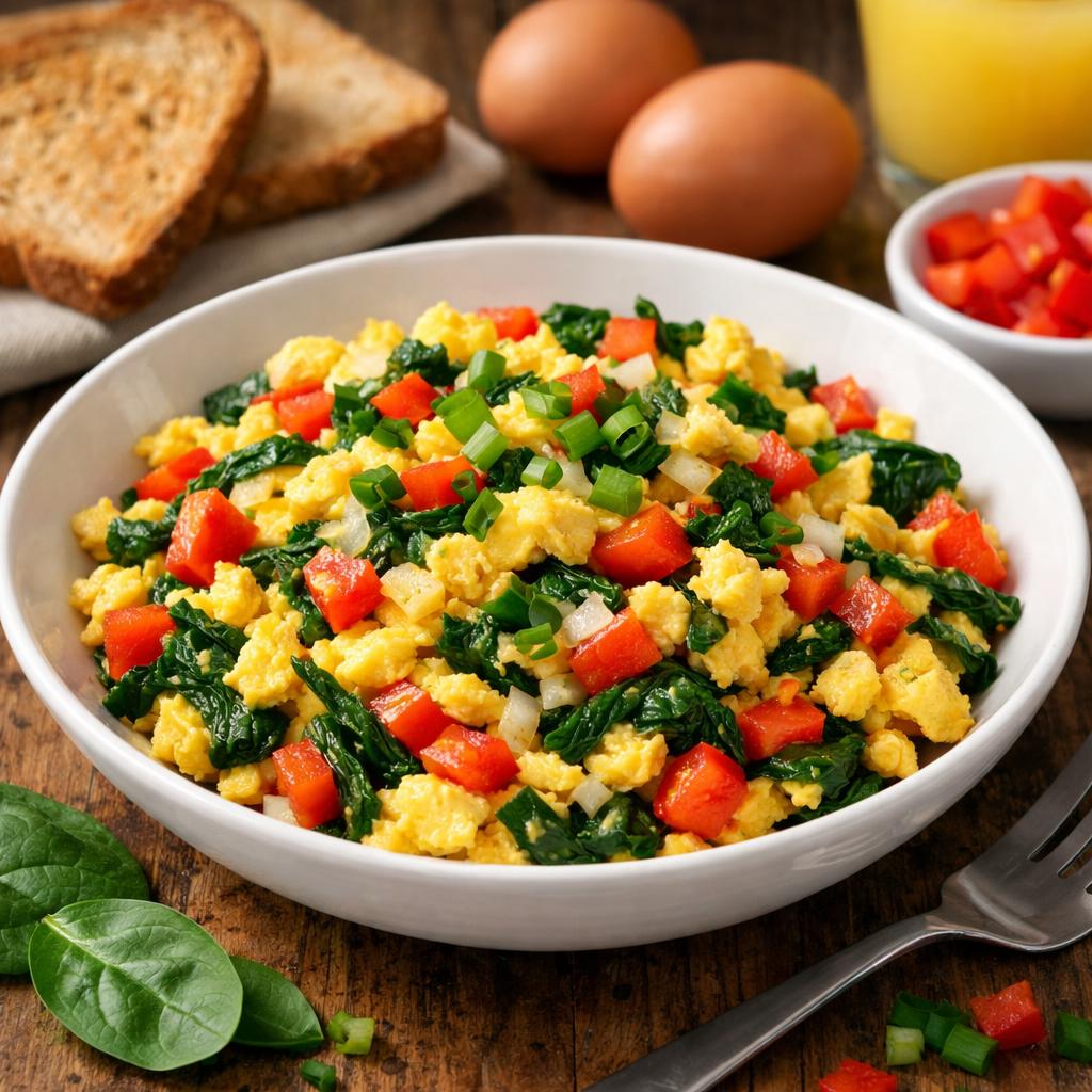 Budget Veggie and Egg Breakfast Scramble