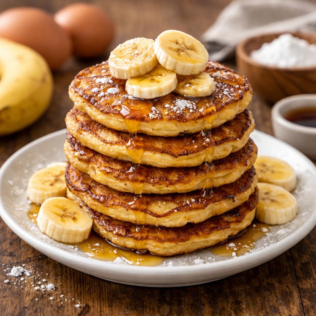 Cheap Banana Pancakes Two Ingredients