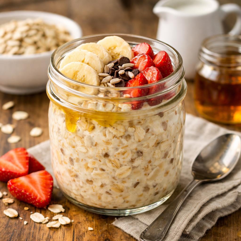 Cheap Overnight Oats Budget Breakfast