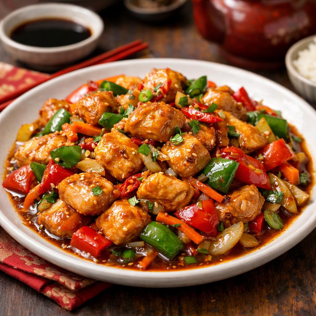 Chinese-Style Chicken Masala Stir-Fry