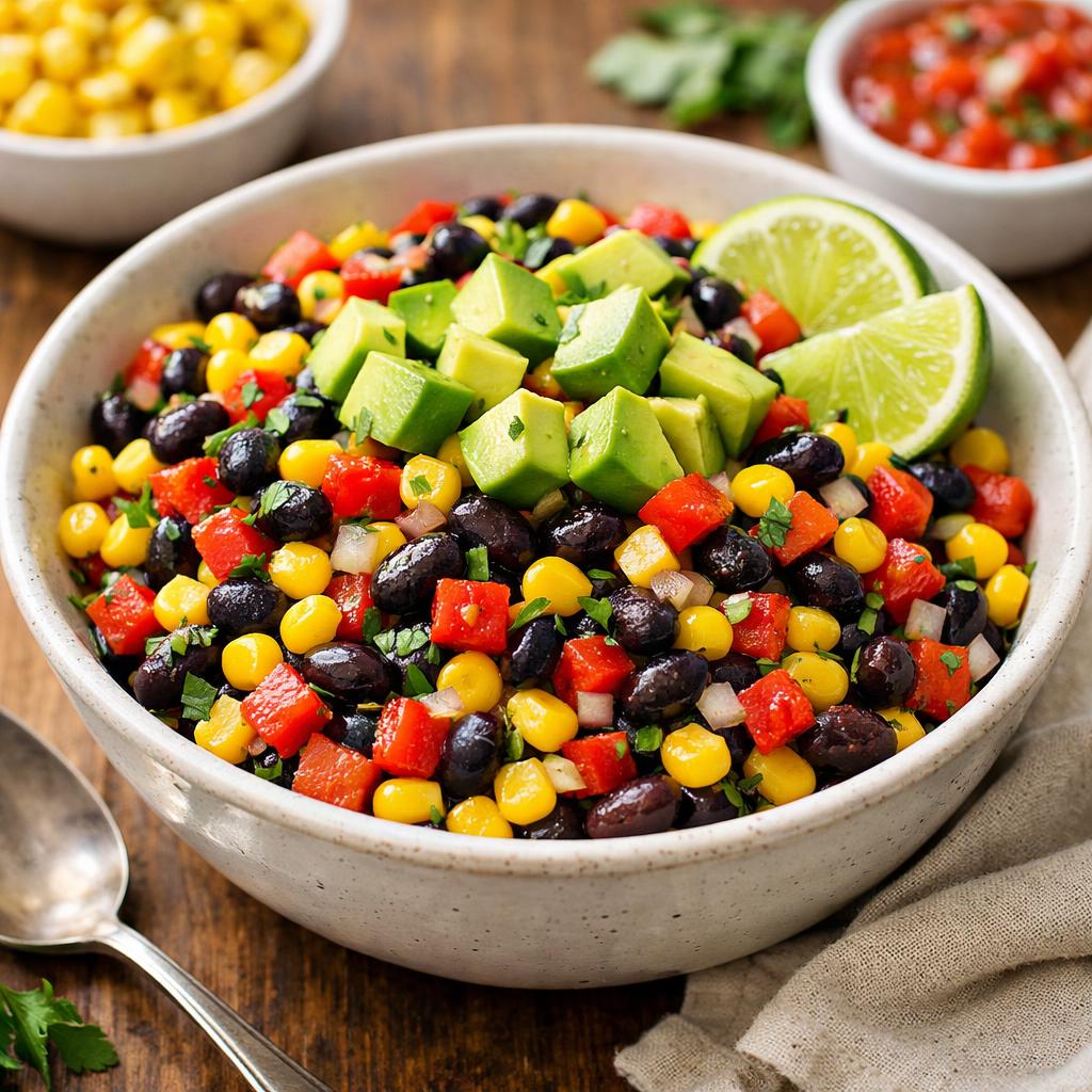 Corn and Black Bean Salsa Bowl