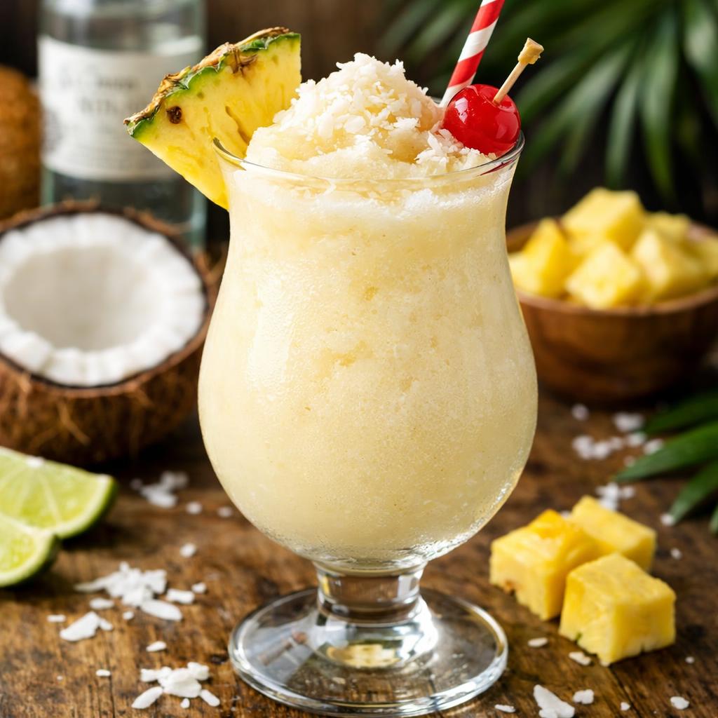 Frozen Piña Colada Cocktail