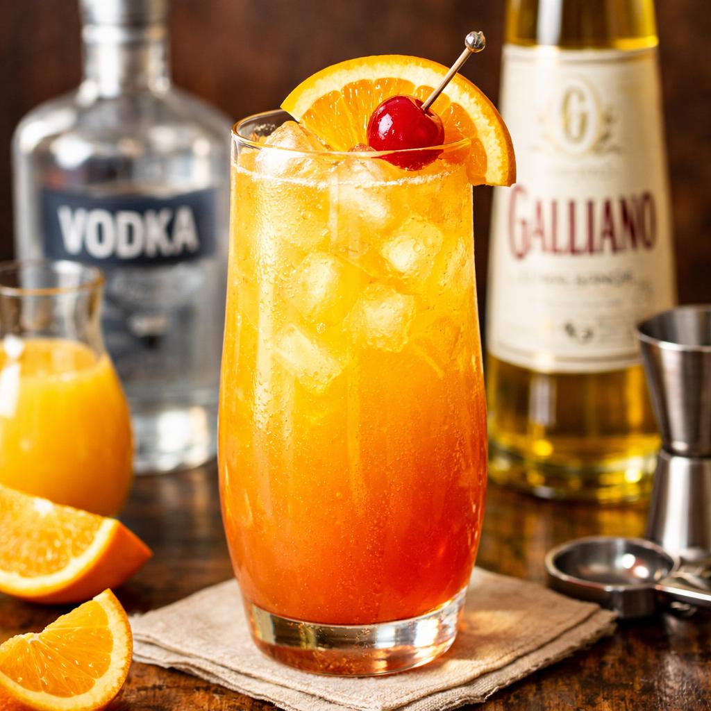 Harvey Wallbanger Cocktail