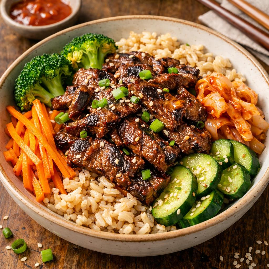 High Protein Beef Bulgogi Bowl