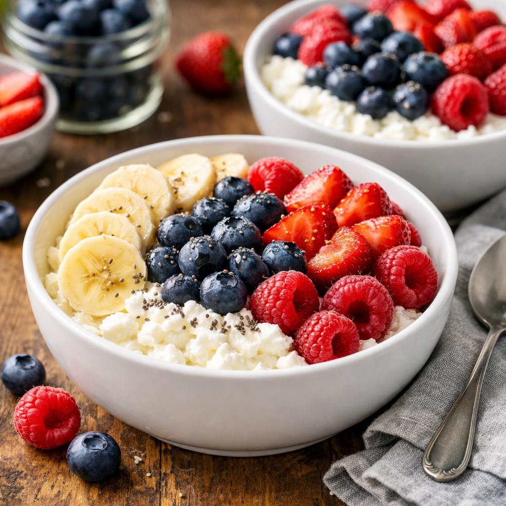 High Protein Cottage Cheese Bowls