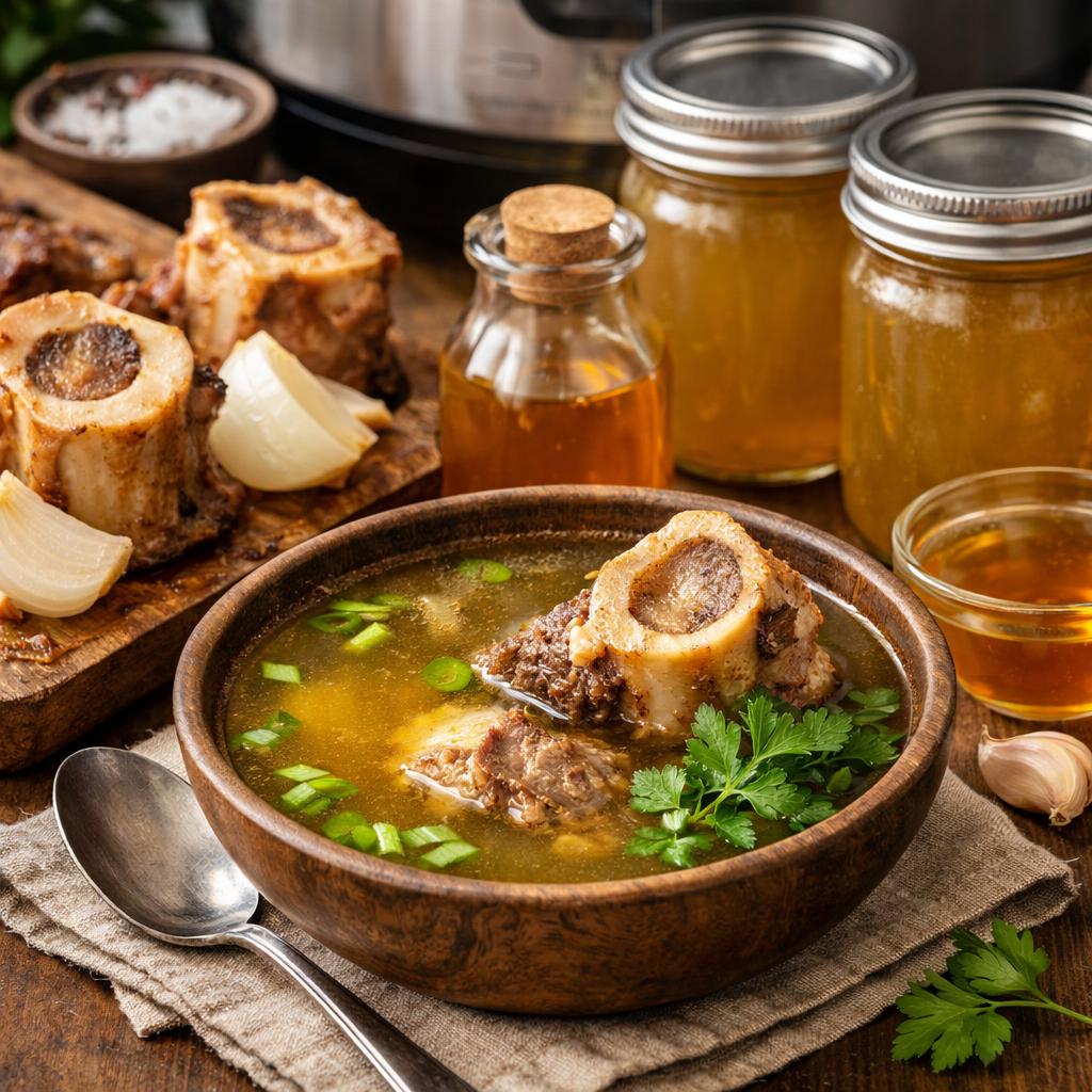 Instant Pot Bone Broth Meal Prep