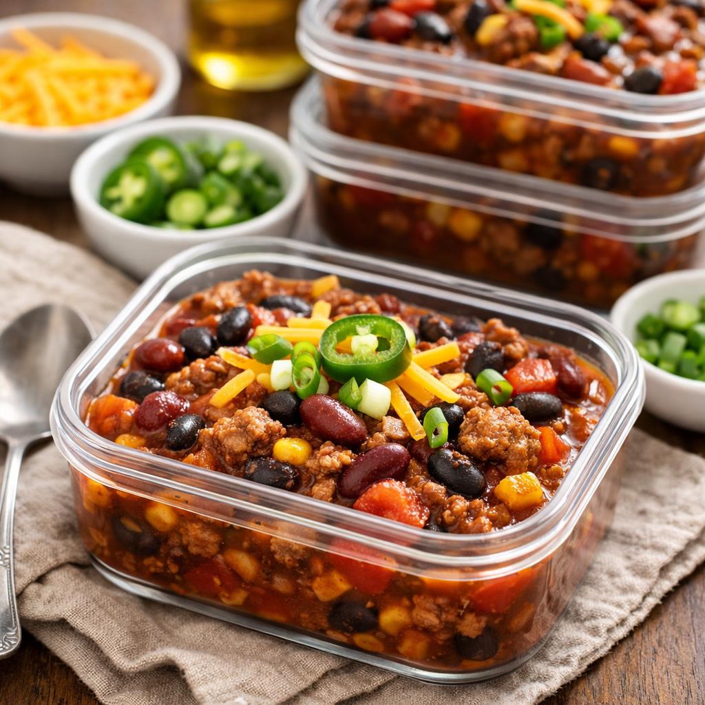 Instant Pot Chili for Meal Prep