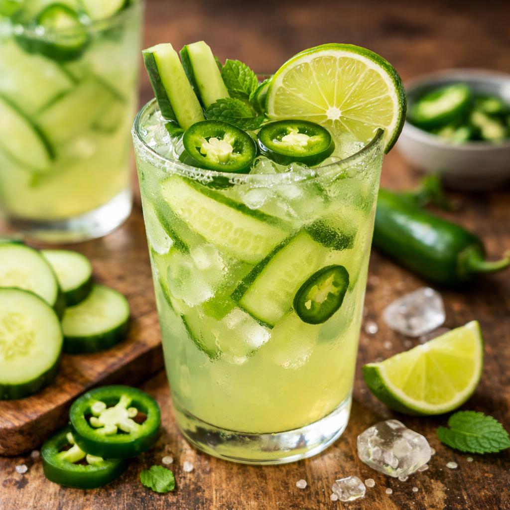 Jalapeño Cucumber Mocktail Refresher