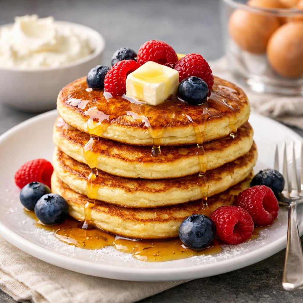 Keto Cream Cheese Pancakes