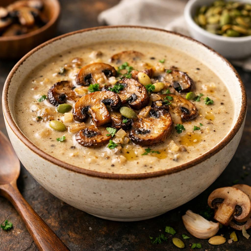 Keto Cream of Mushroom Soup
