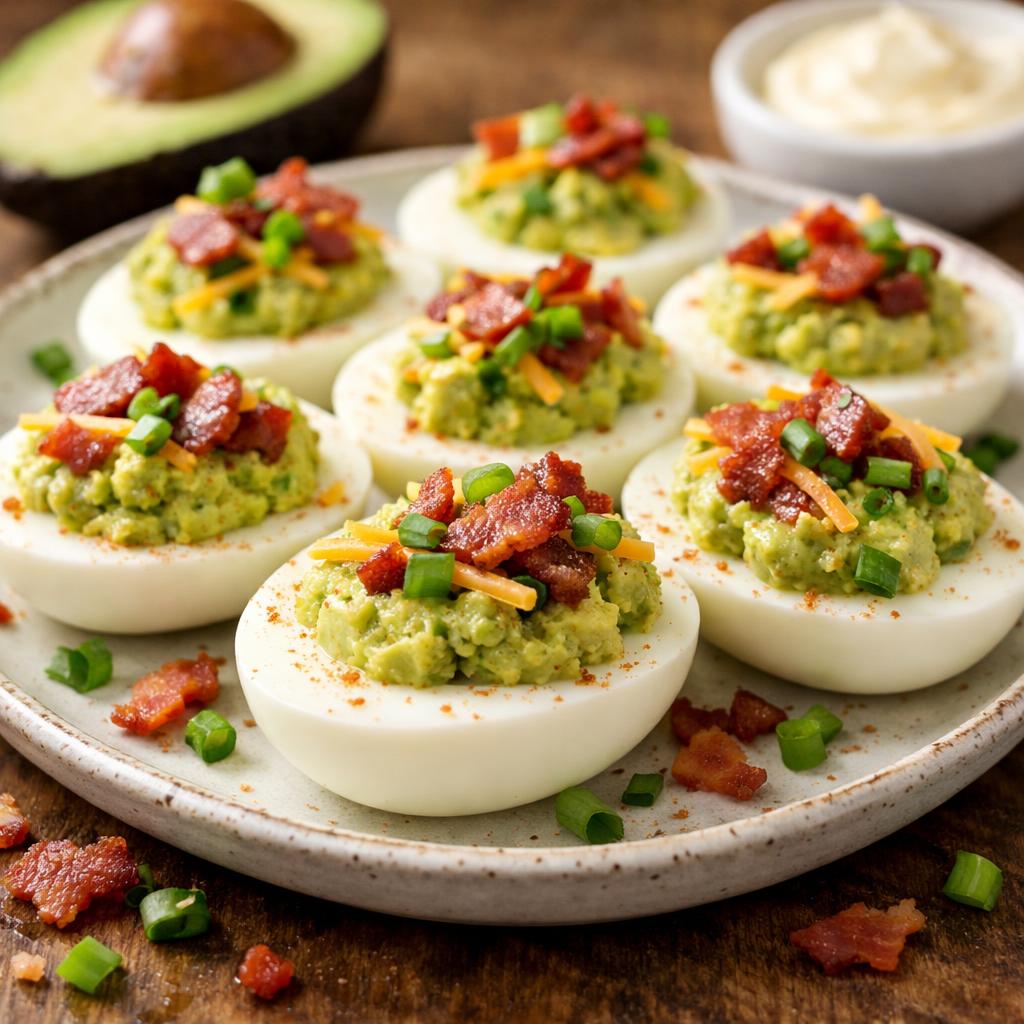 Keto Loaded Deviled Eggs