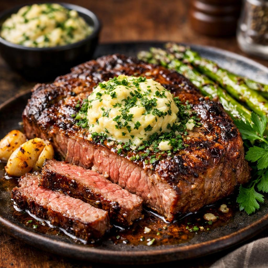 Keto Steak with Herb Butter