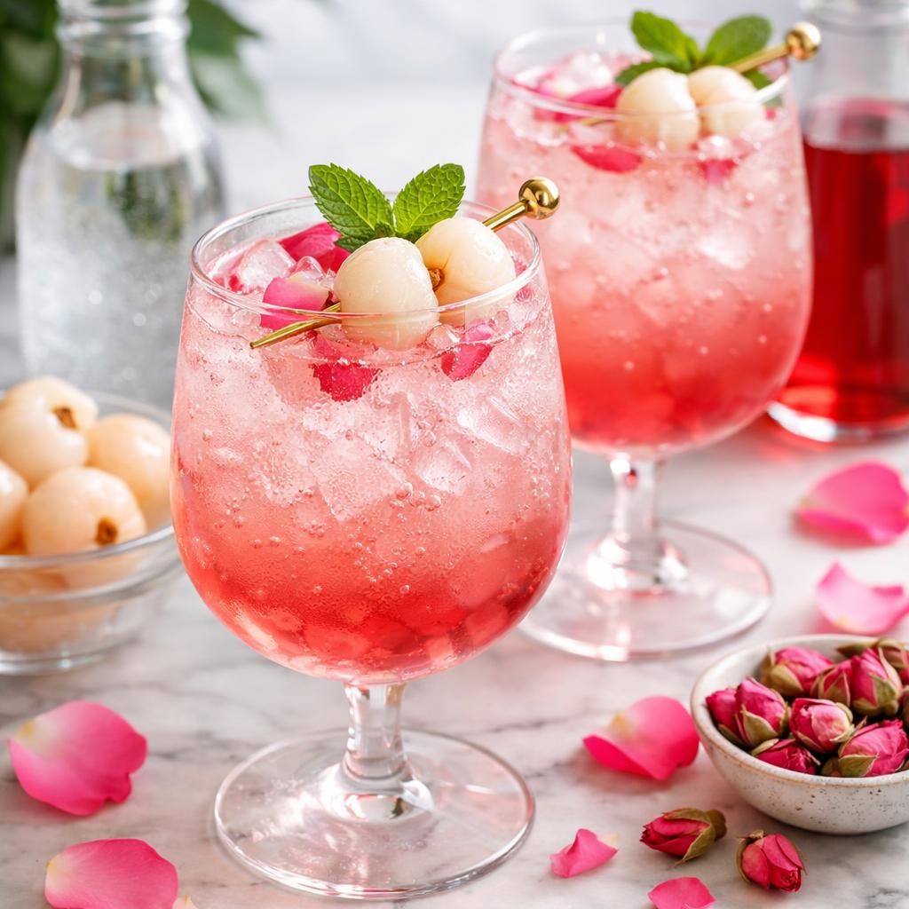 Lychee Rose Mocktail