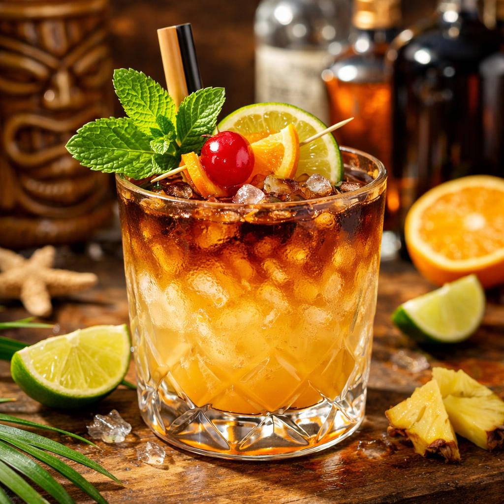 Mai Tai Classic Tiki Cocktail