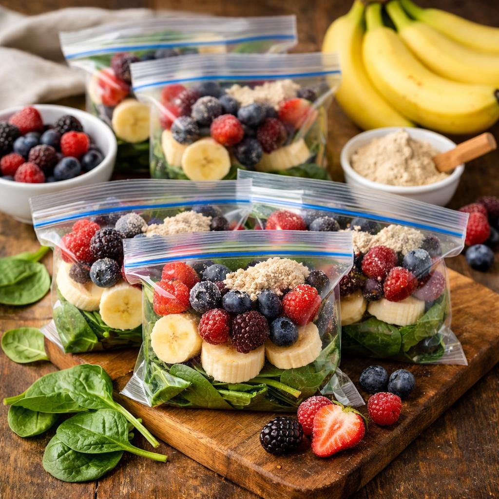 Meal Prep Smoothie Packs for the Week