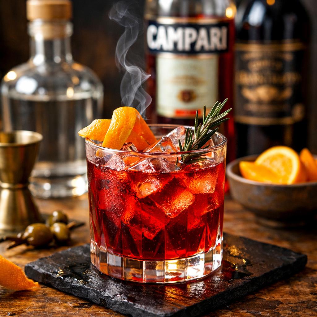 Mezcal Negroni Cocktail