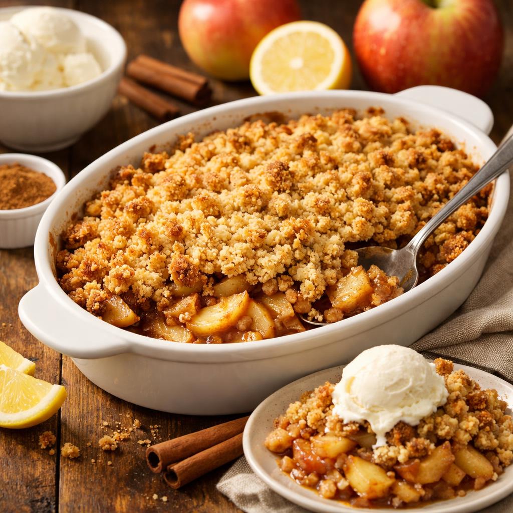 Nut-Free Apple Crumble