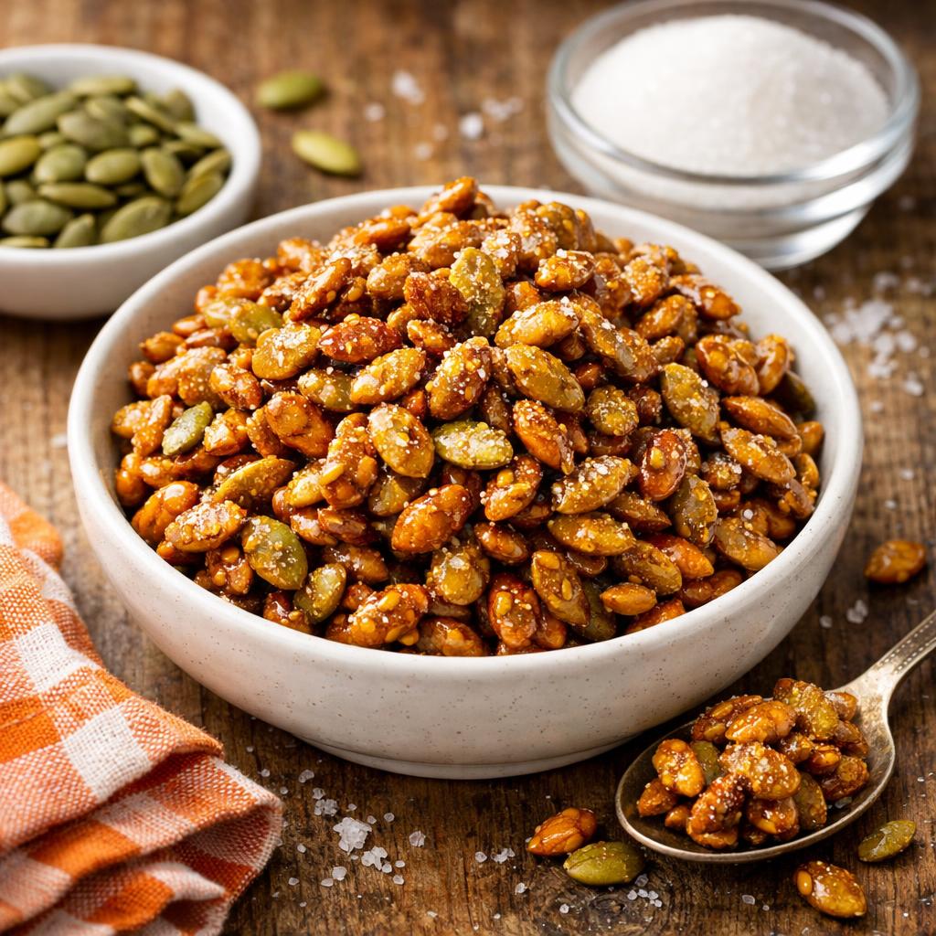 Nut-Free Candied Pumpkin Seed Topping