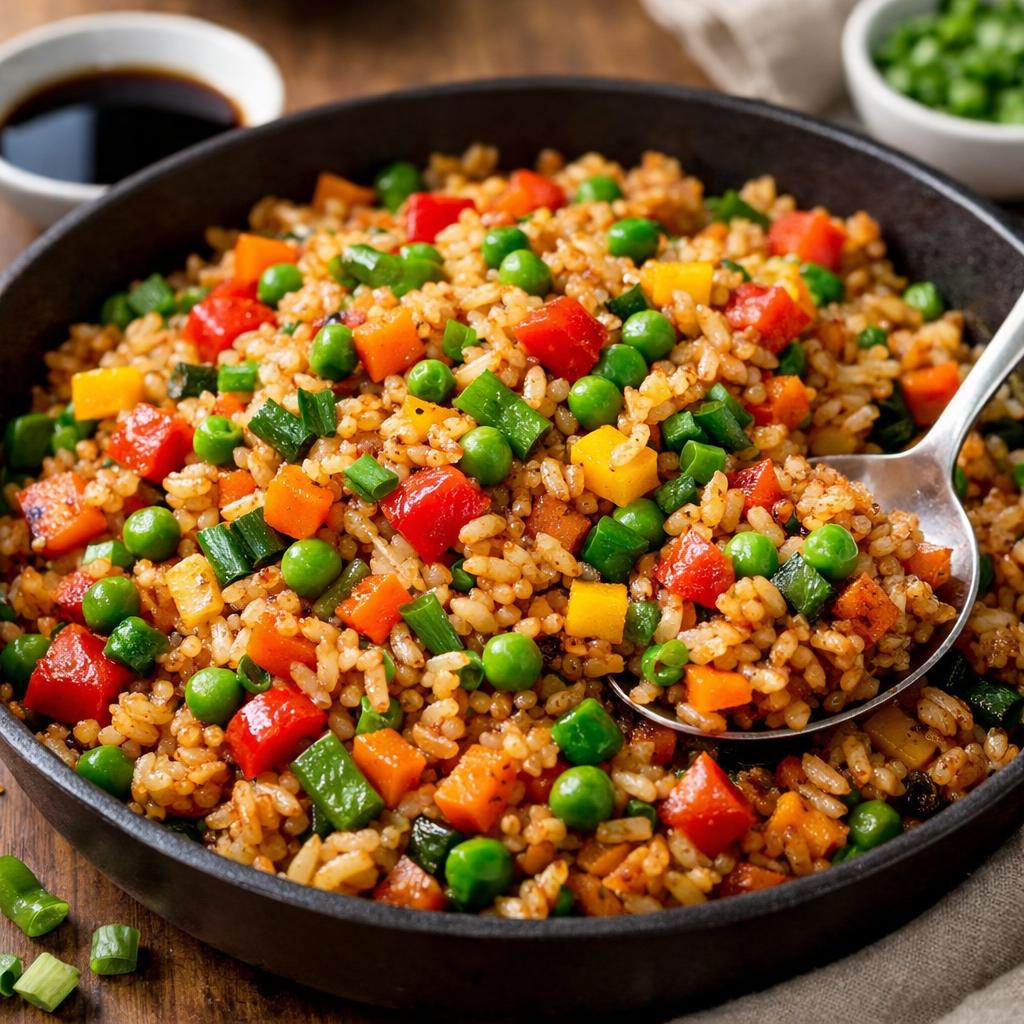 Nut-Free Fried Rice with Vegetables
