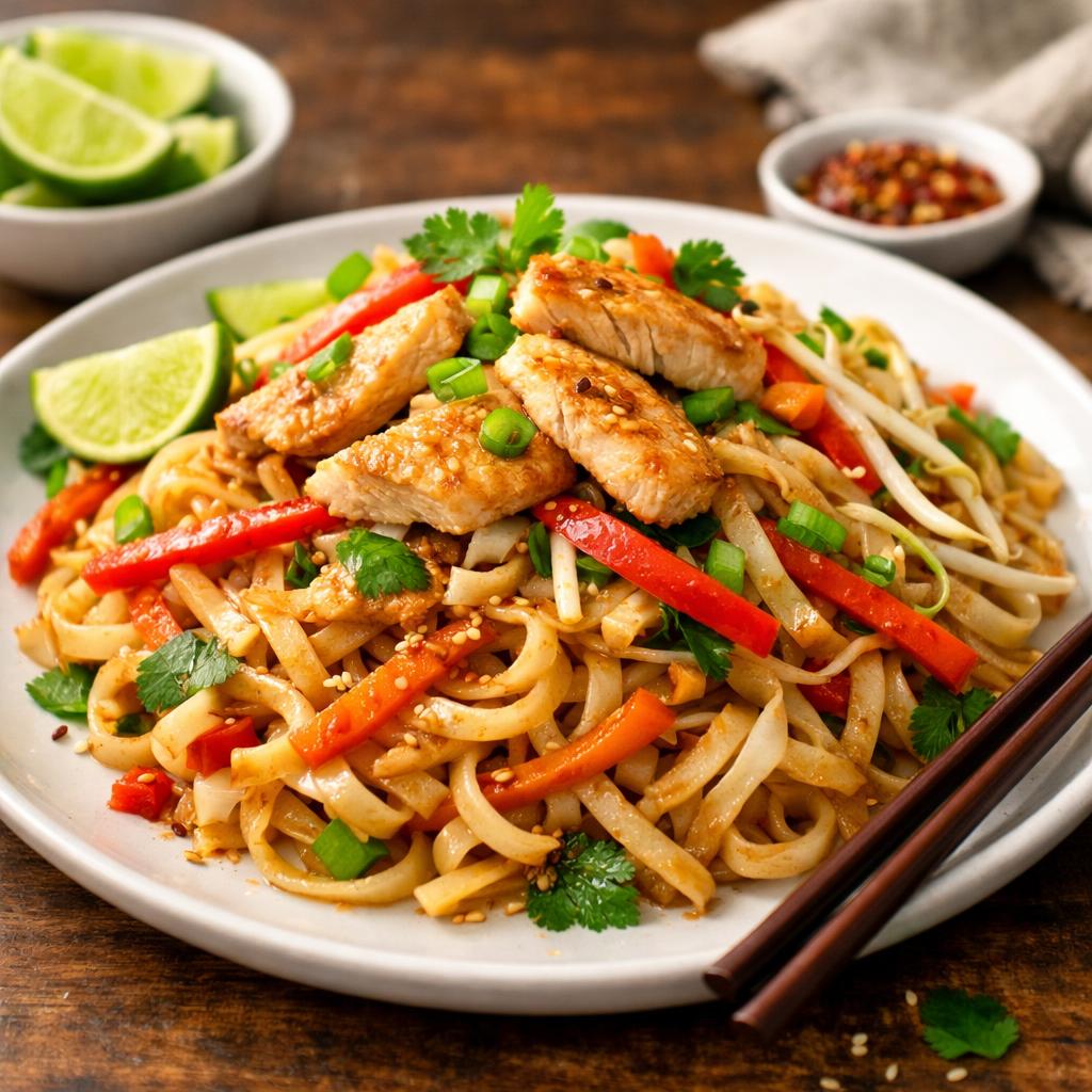 Nut-Free Pad Thai without Peanuts