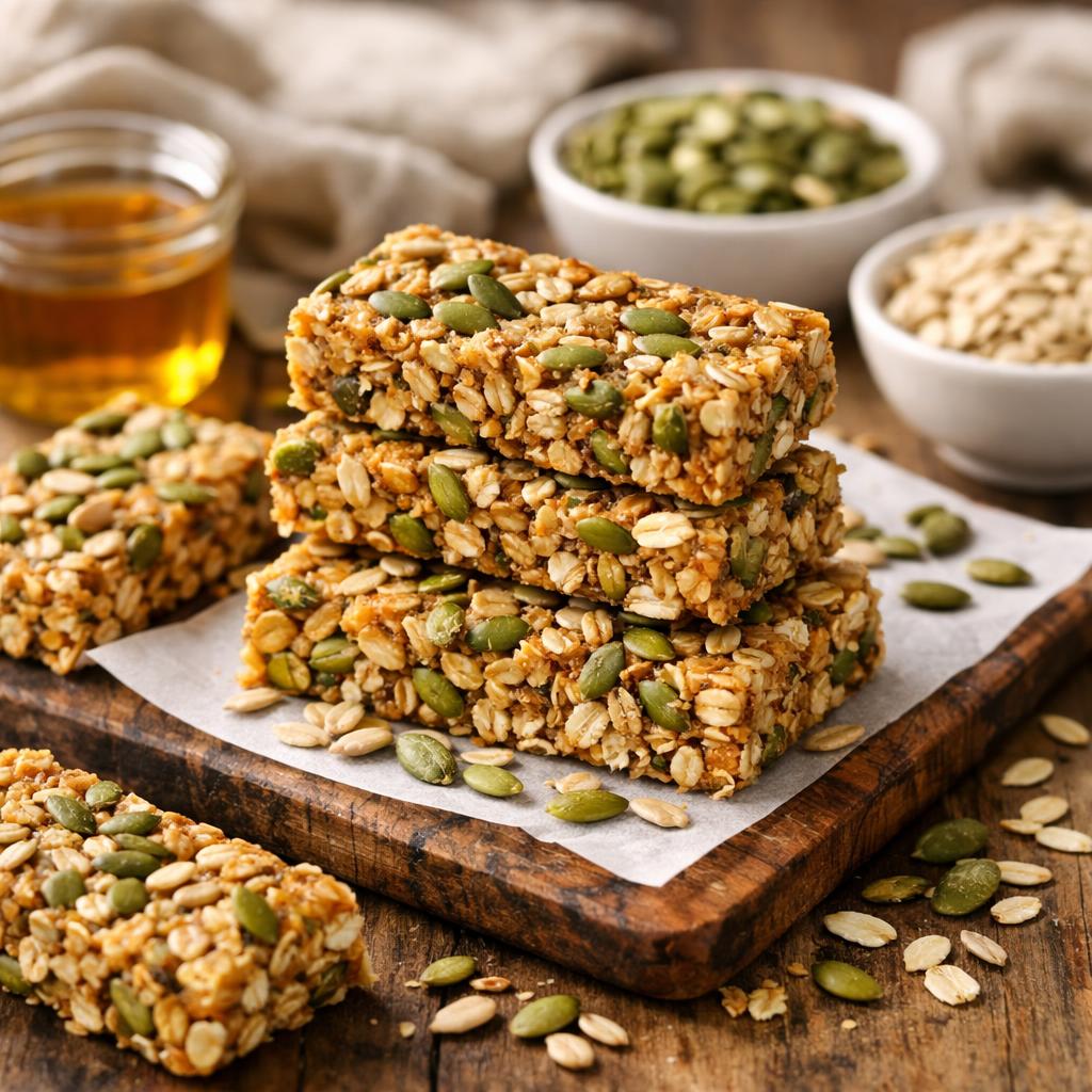 Nut-Free Power Seed Granola Bars