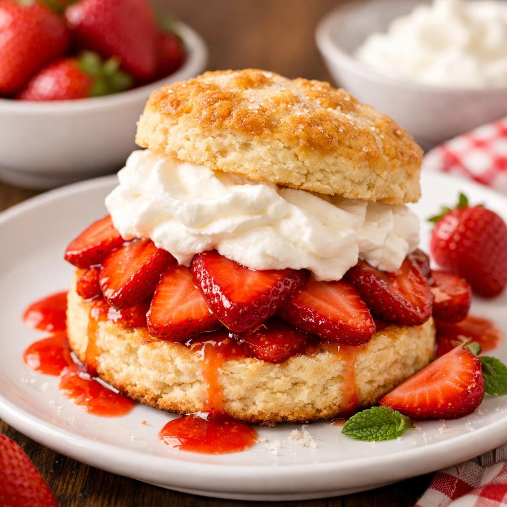 Nut-Free Strawberry Shortcake