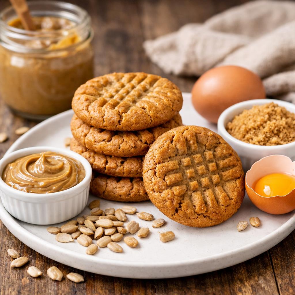 Nut-Free Sunflower Seed Butter Cookies