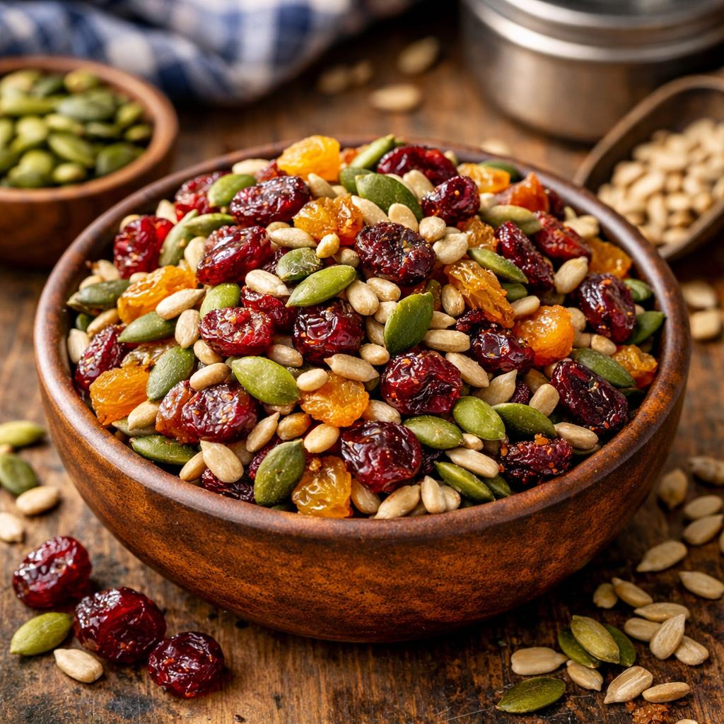 Nut-Free Trail Mix with Seeds and Dried Fruit