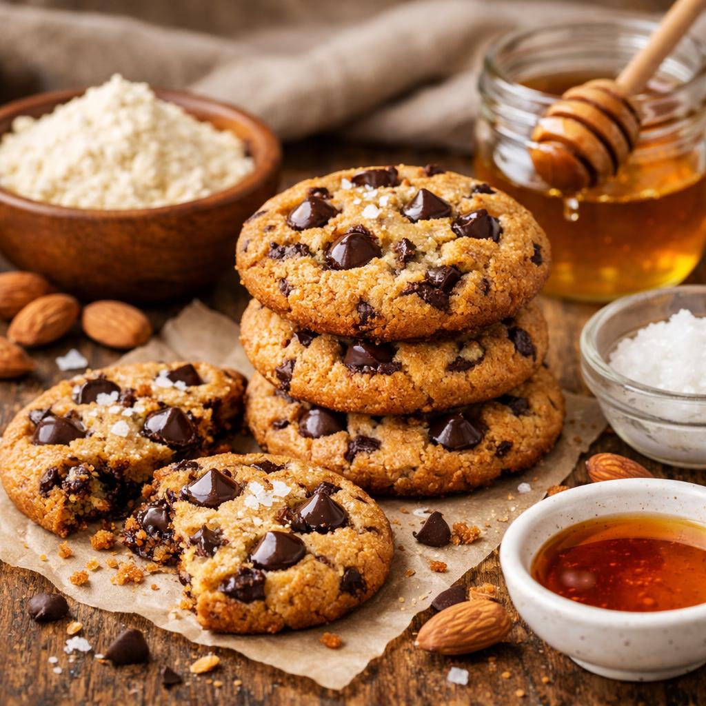 Paleo Almond Flour Chocolate Chip Cookies