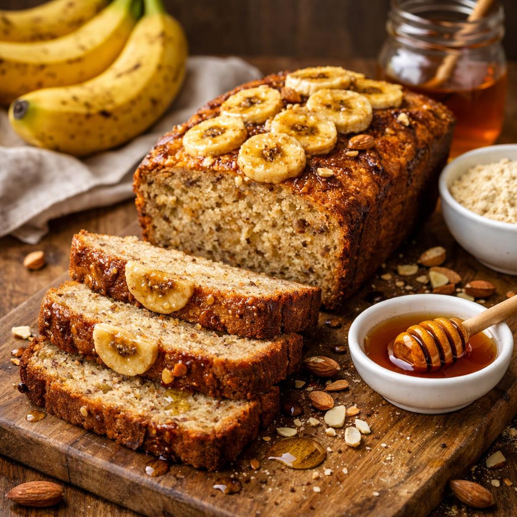 Paleo Banana Bread with Almond Flour