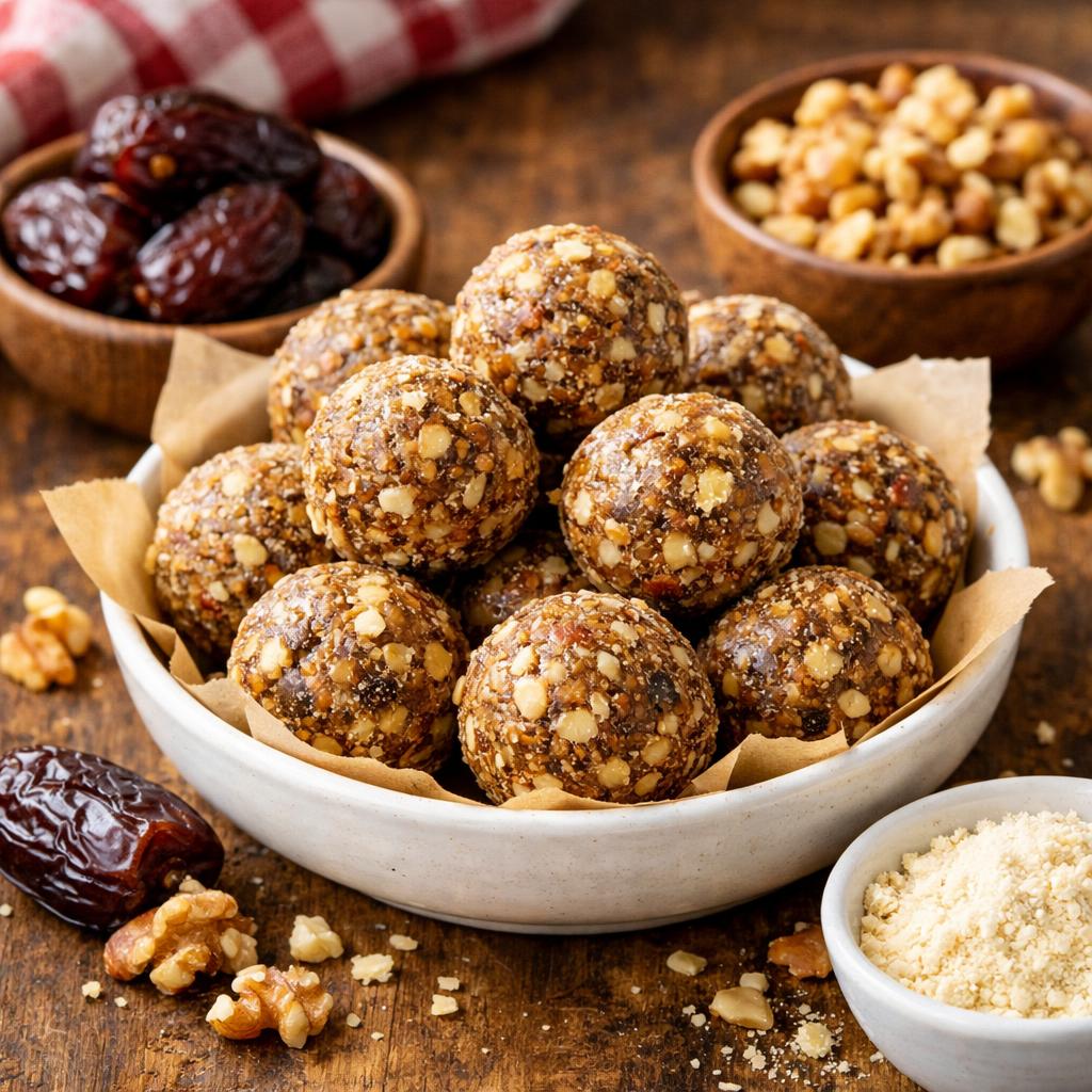 Paleo Date and Walnut Energy Balls