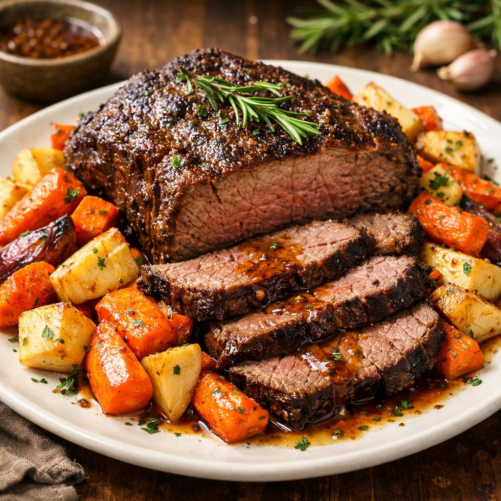 Paleo Roast Beef with Root Vegetables