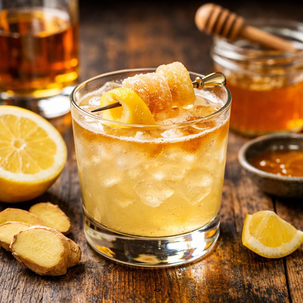 Penicillin Scotch Cocktail