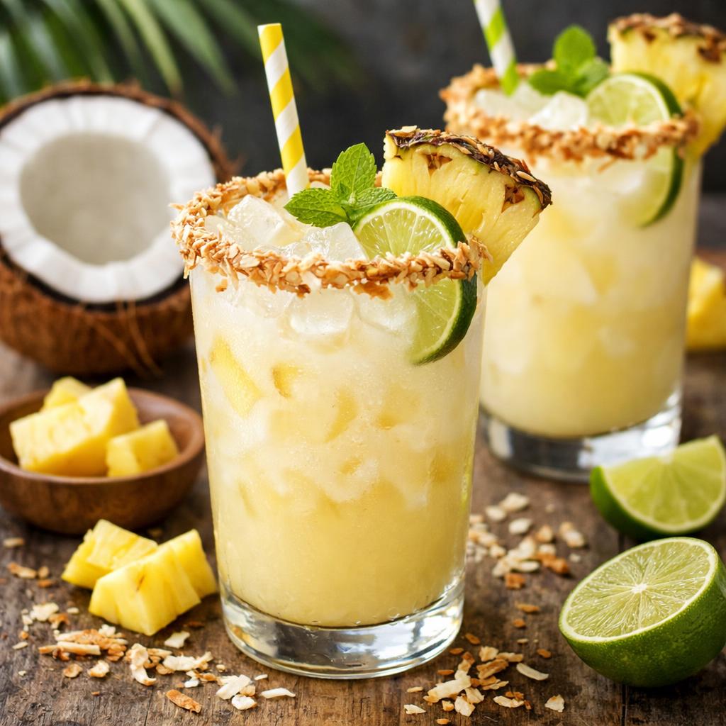 Pineapple Coconut Mocktail