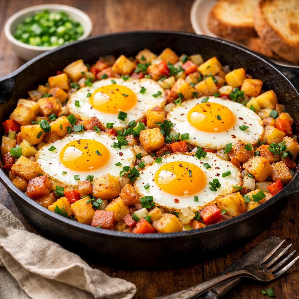 Potato and Egg Breakfast Hash