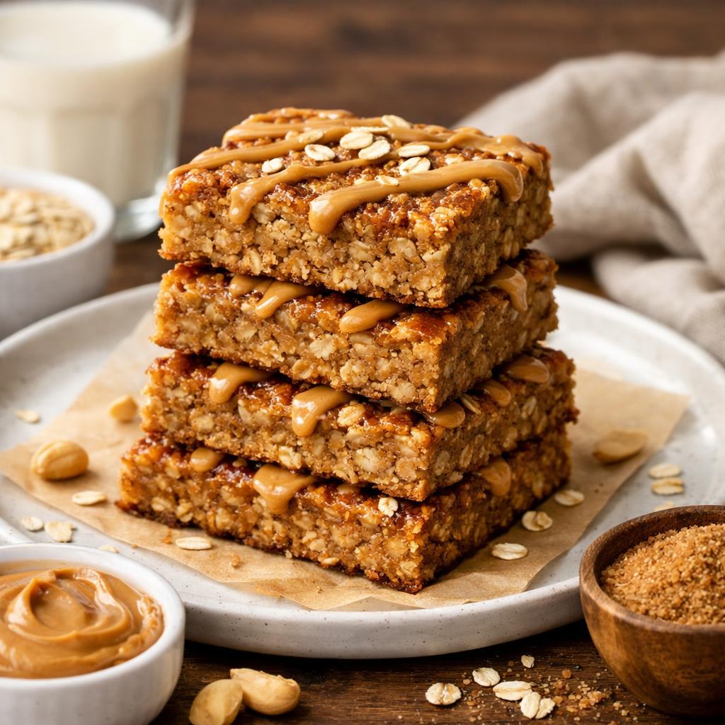Protein Peanut Butter Oatmeal Bars