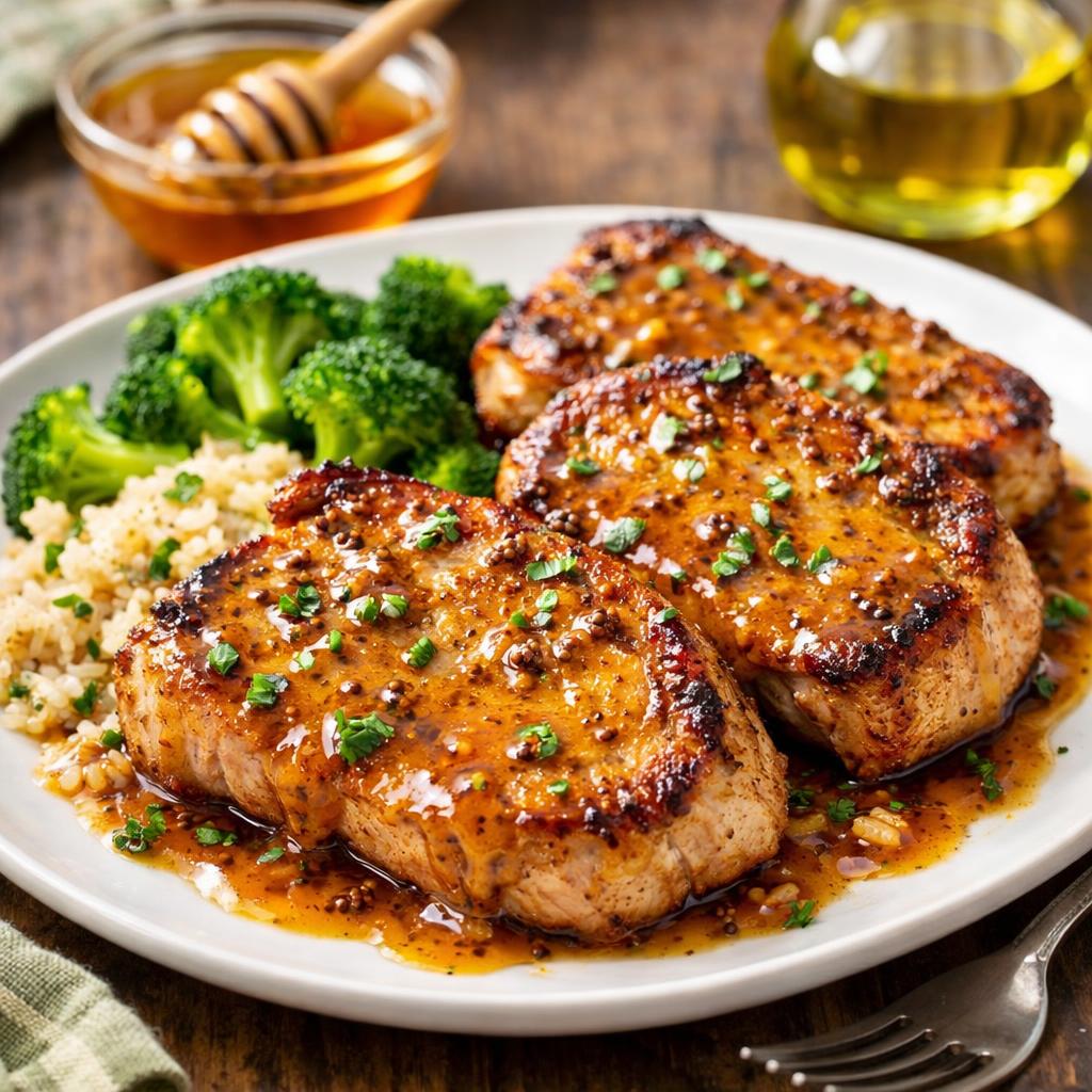 Quick Honey Mustard Pork Chops